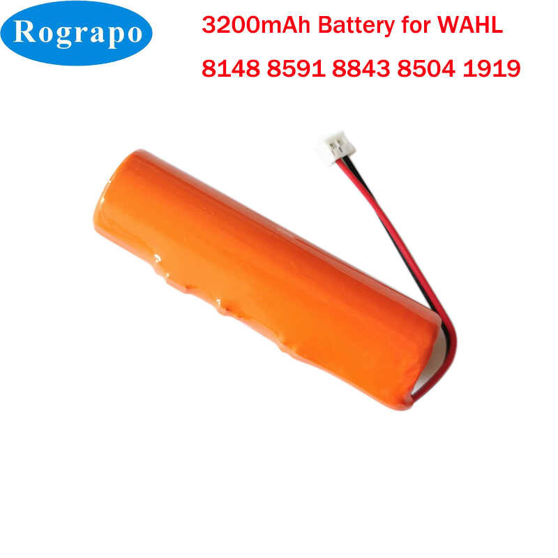 Δ ใหม่ 3.7V 3400Mah Li-Ion แบตเตอรี่ WAHL 8148 8591 8843 8504 1919 ไฟฟ้าตั