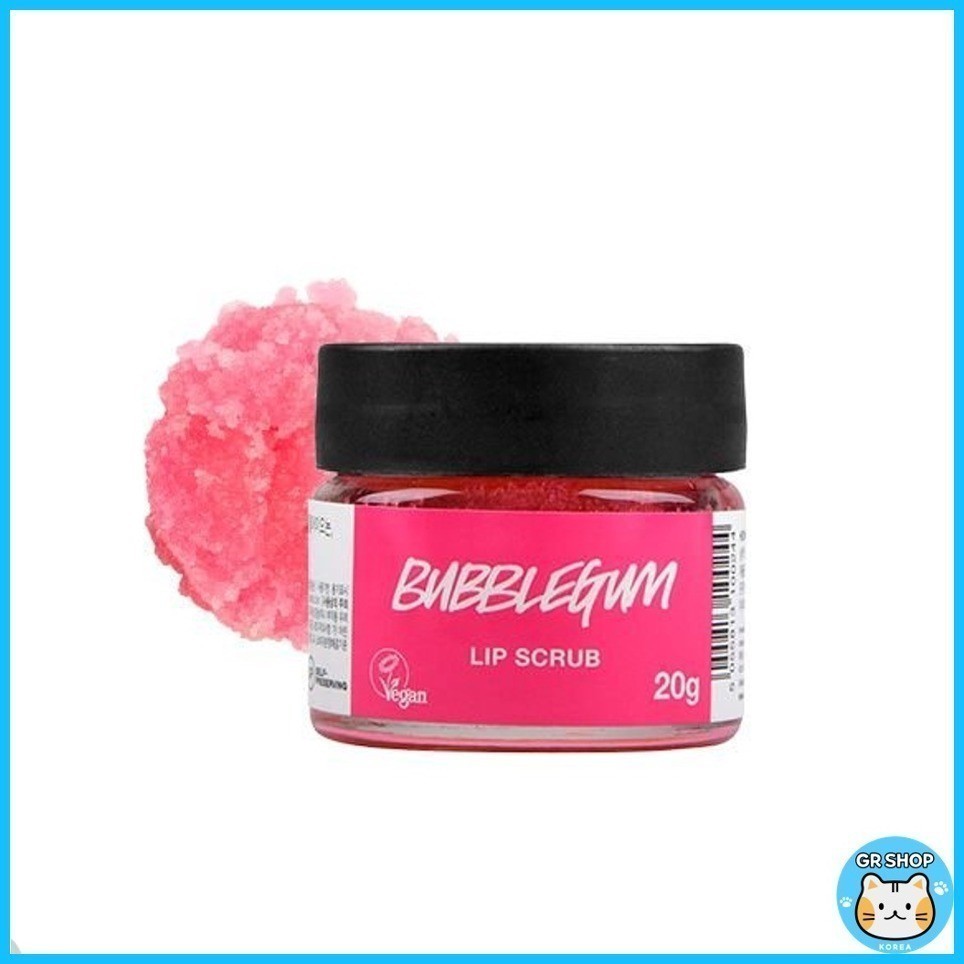 [Lush] *BLACKPINK Jennies Pick / จํานวนจํากัด* Lush Bubble Gum Lip Scrub 20g / BLACKPINK