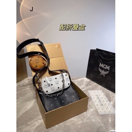 ♞,♘,♙Mcm กระเป๋าสะพายแฟชั่นกีฬากระเป๋า Messenger Vanita กระเป๋าสะพายสุภาพสตรีสุภาพสตรีหนัง PU หรูหร