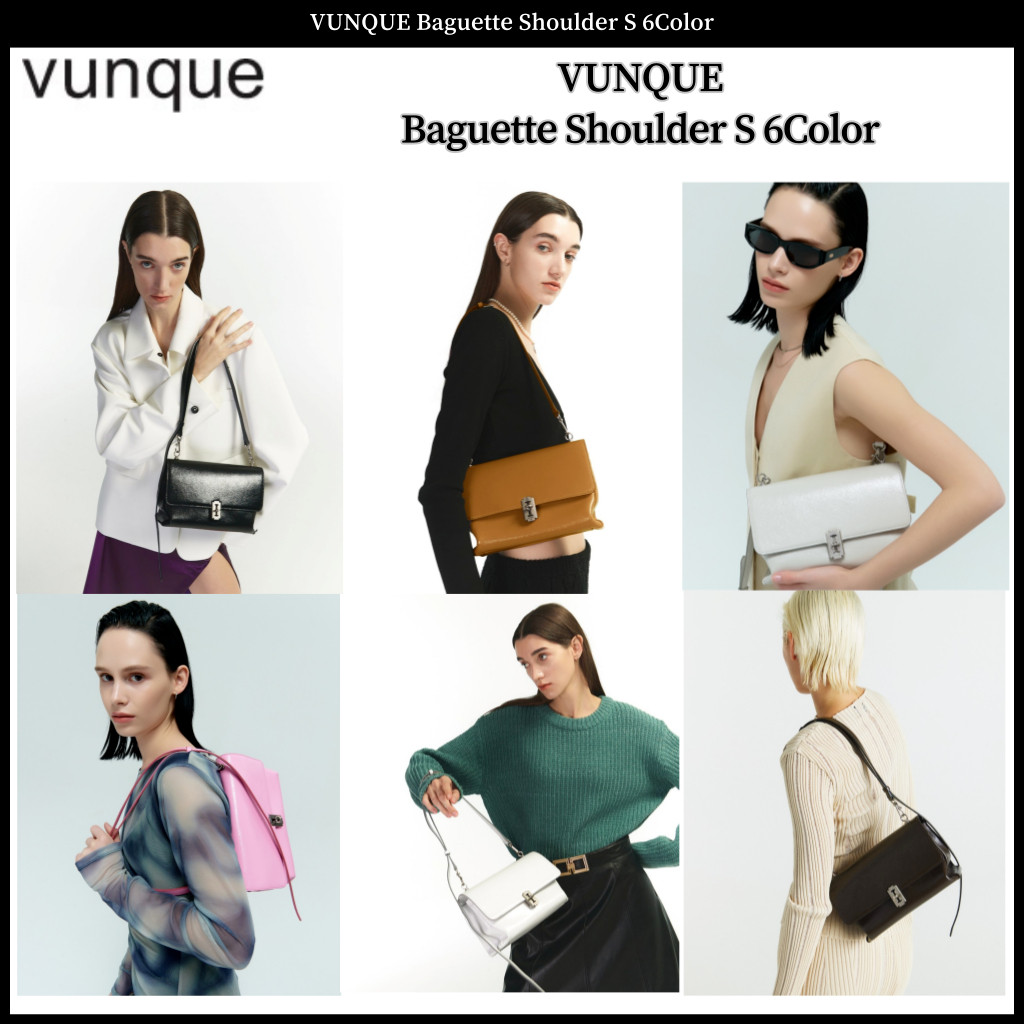 ♞Vunque กระเป๋าสะพายไหล่ 6 สี FVB