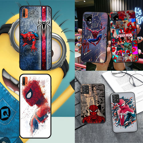 นุ่มสีดํา Redmi 5 5A 5 Plus 6 6A 6 Pro 7 7A K60 K70 K70E Spider Man เคสโทรศัพท์
