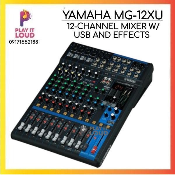 ในสต็อก YAMAHA MG12XU 12-CHANNEL MIXER W/ USB และ EFFECTS ORIGINAL