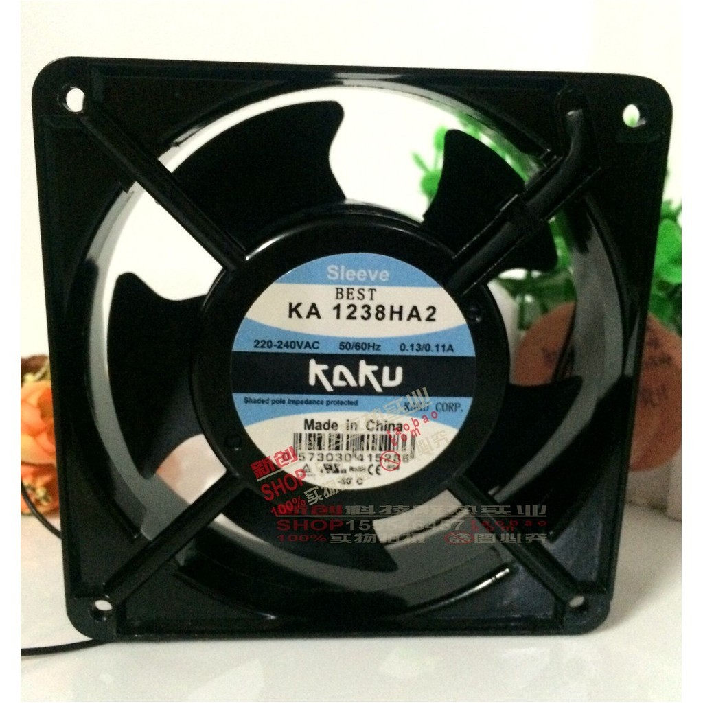 Kaku KAKU KA1238HA2 220V 0.13A พัดลมกันน้ําพัดลมทนอุณหภูมิสูง