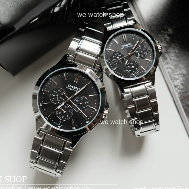 รับประกันศูนย์ไทย CMG CASIO ของแท้ รุ่น MTP-V300D-1AUDF and LTP-V300D-1AUDF , -7AUDF รับประกันศูนย์