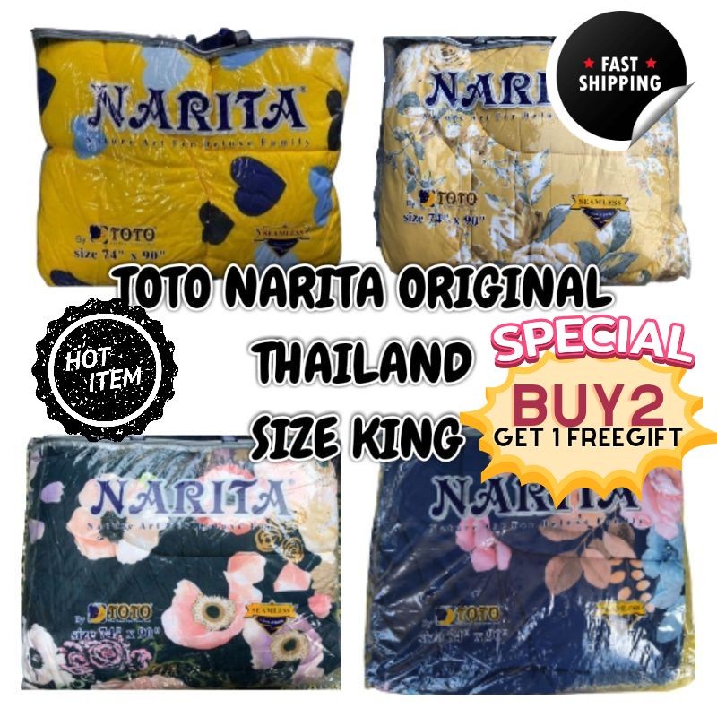 ในสต็อก TOTO NARITA KING | กรีนเท็กซ์ คิง | วันซุปเปอร์ควีน | Yuki QUEEN สินค้าขายดี ORIGINAL THAILA