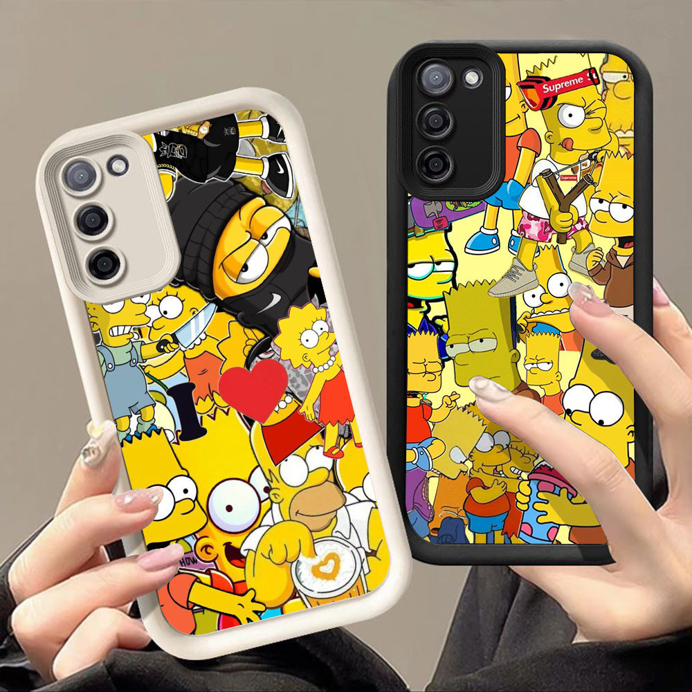 เคสสําหรับ Samsung A10 A72 J2 M30S J4 J7 J6 A7 M21 Prime Plus Pro 5G Q-72 ซิมป์สัน