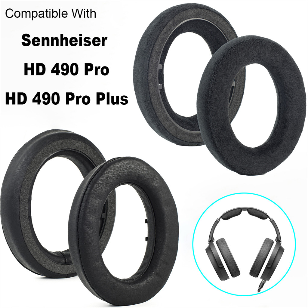 1 คู่ Earp Pads สําหรับ Sennheiser HD 490 Pro / HD 490 Pro Plus หูฟังแผ่นรองหูฟังฟองน้ําชุดหูฟัง Ear