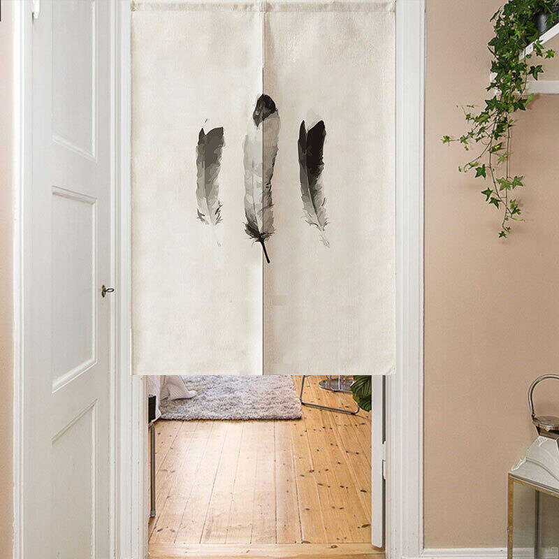 Door Custom Curtain Digital Printing Cotton And Cotton Anden Door Curtain Fabric Half Curtain Kitc