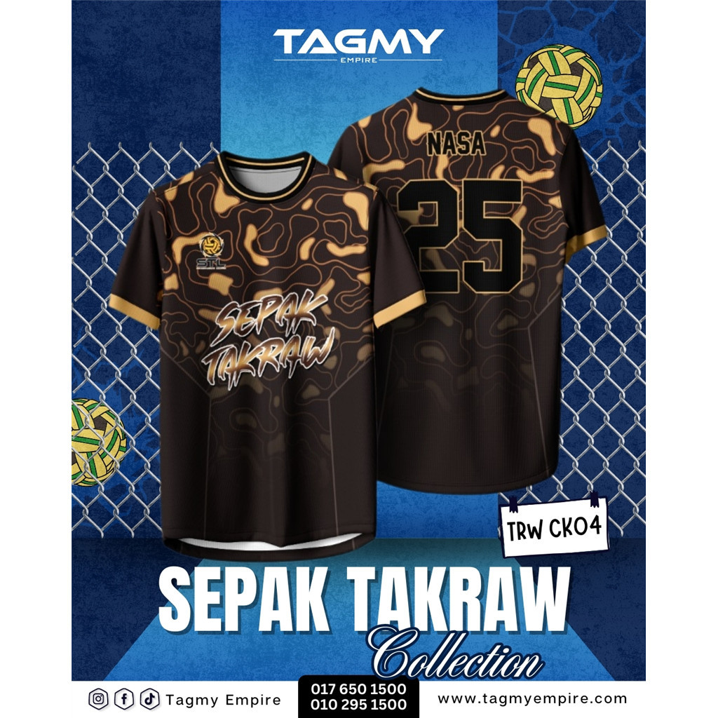 2025 เซปักตะกร้อย์ชื่อที่กําหนดเอง baju Sport baju Jersey Bola Sublimation Microfiber Viral Jersi Un