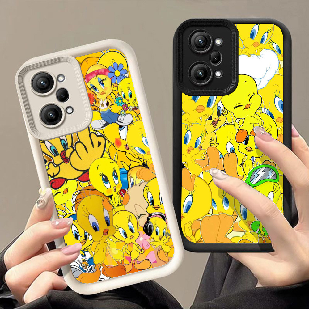 ปลอกสําหรับ Xiaomi Redmi 13X หมายเหตุ POCO X5 F6 13 12 F5 Pro Turbo 3 5G Q-75 Tweety นก