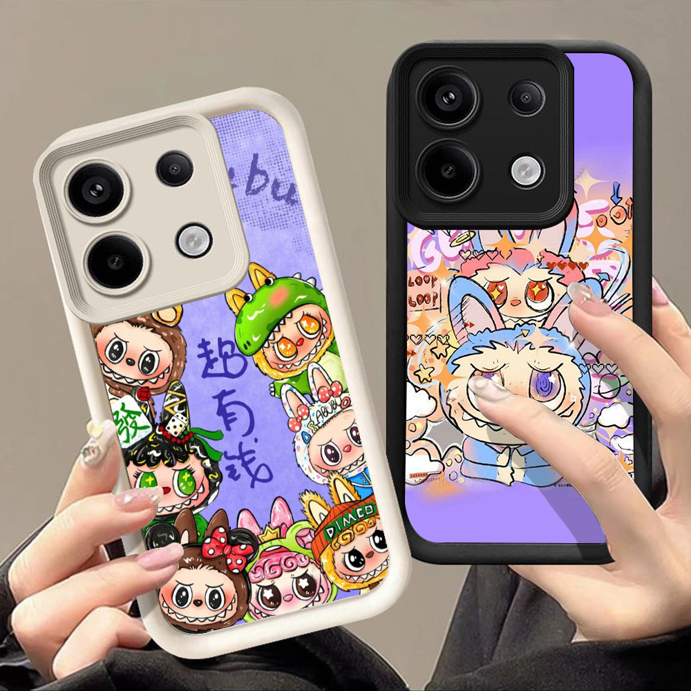 เคสสําหรับ Xiaomi Redmi Note POCO M6 X6 X7 14 13 Pro Plus 5G Q-59 Labubu