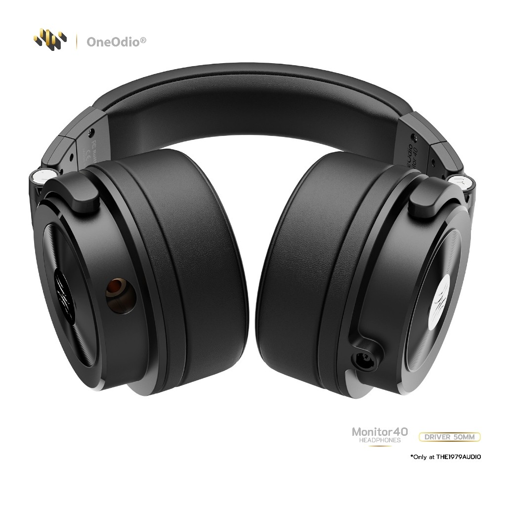 OneOdio® Monitor 40 Professional Monitor Wired Headphones (Black)
