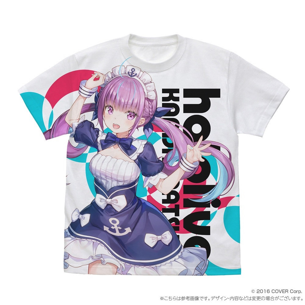 ♞,♘[แท้/Pre-Order️] Minato Aqua - Hololive Full Graphic T-shirt dejd