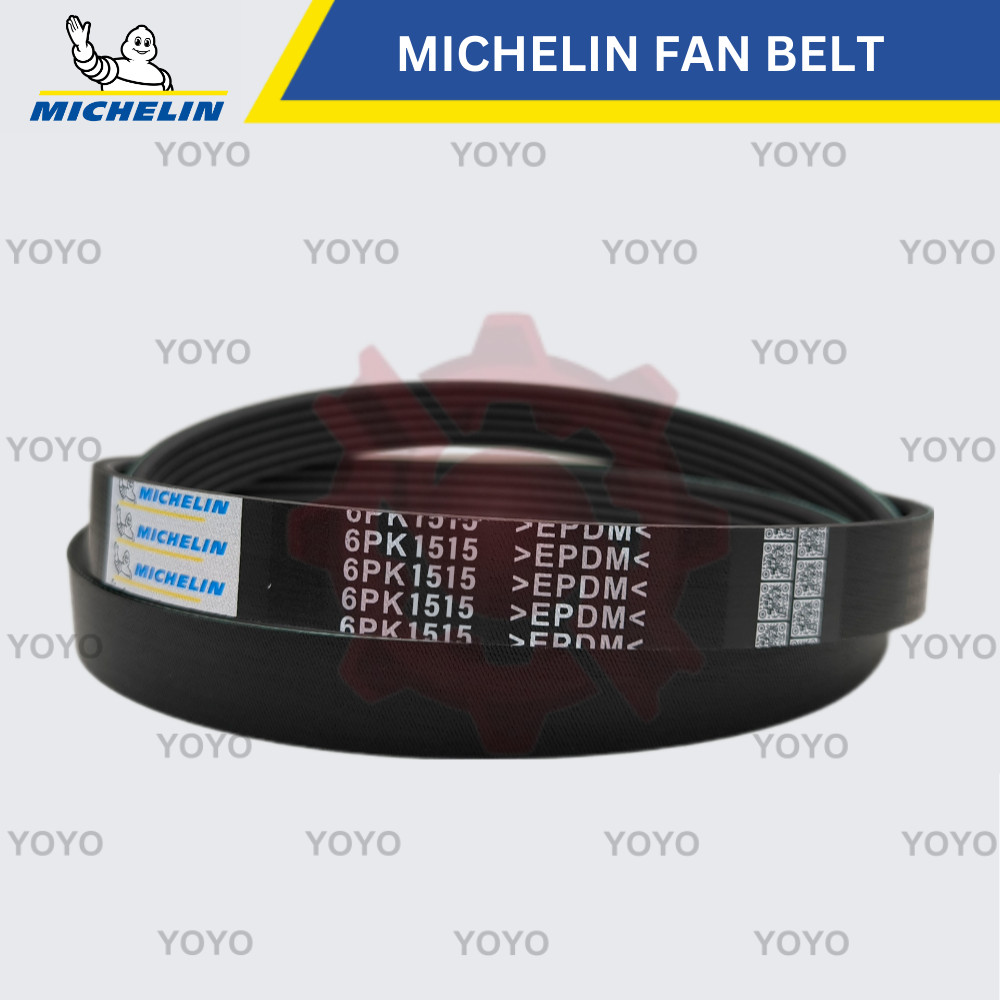 Mitsubishi Triton 2.5 VGT, Subaru XV 1.6 / 2.0 2017- สายพานพัดลม MICHELIN (6PK15 / 6PK1517)