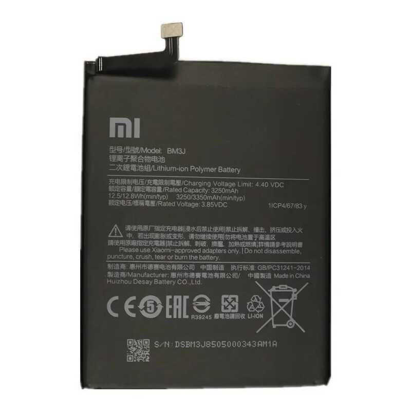 ▥ Bm3j แบตเตอรี่ของแท้3350mah 100% 2024ปีสำหรับ Xiaomi Mi 8 แบตเตอรี่โทรศัพท์ Mi8 Lite จัดส่งเร