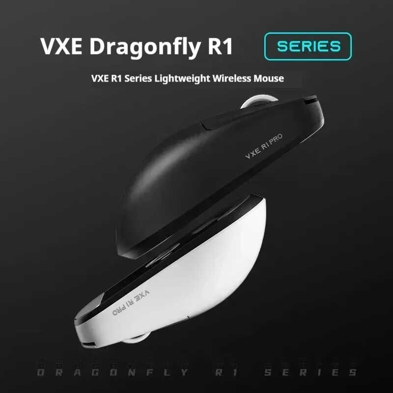 VXE b ใหม่ Dragoy R1 ซีรีส์ 2.4G เมาส์ไร้สาย R1 Pro Max Lightweight Paw3395