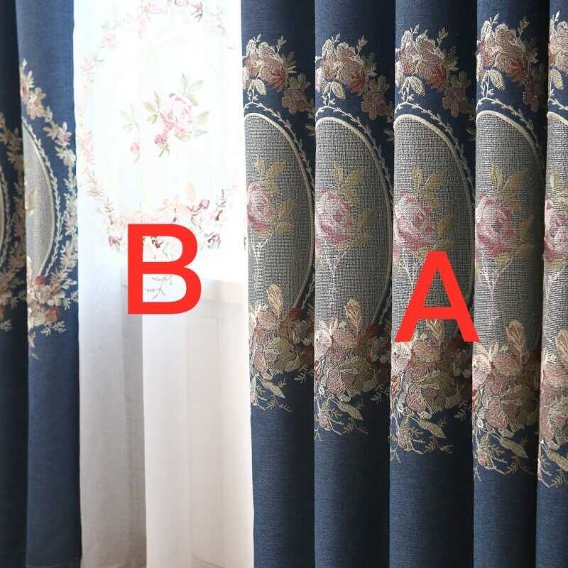 Home Ral Decor Curtains Fashion Thicken Fabric For Bedroom Blackout Window Curtain Accept Customi