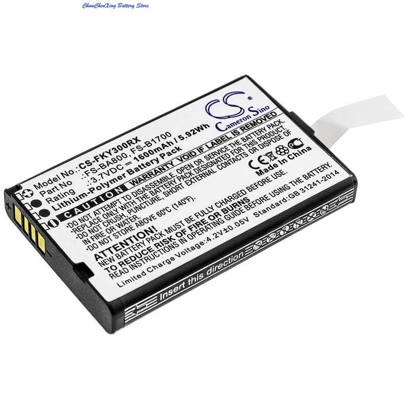Δ ออเรนจ์ Yun 1600Mah แบตเตอรี่ Fs-B1700, Fs-Ba800 สำหรับ Flytian Fs-Gt3c