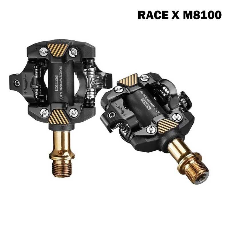 RACEWORK X-M8100 Super Light Pedal จักรยานล็อคตัวเอง SPD Pedal DU แบริ่ง MT