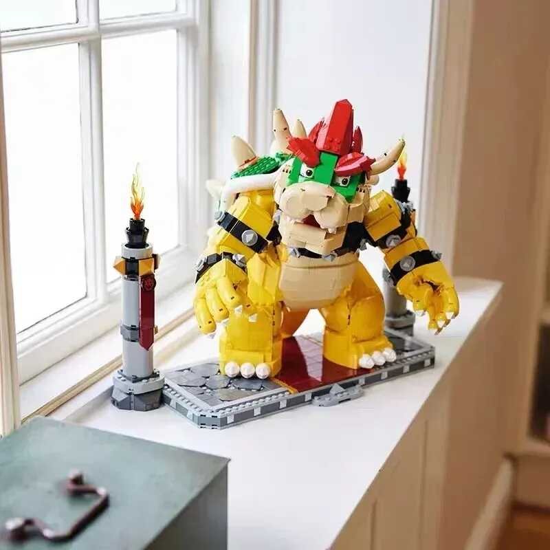 Hot Toy Mighty Bowser เข้ากันได้กับ 71411 ผู้ใหญ่เด็กสร้างบล็อกบ