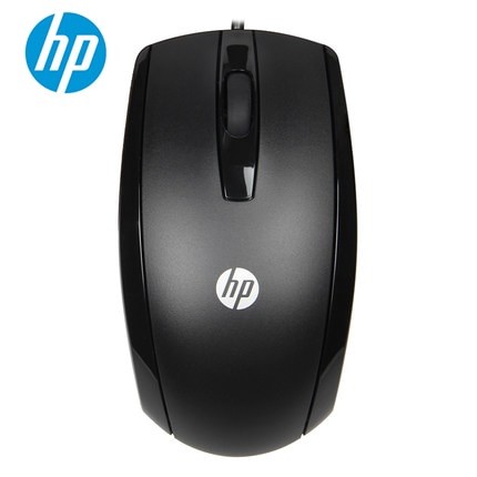 ในสต็อก HP X500 Optical Wired USB Mouse สําหรับ Windows XP Vista 7 8 10 Mac