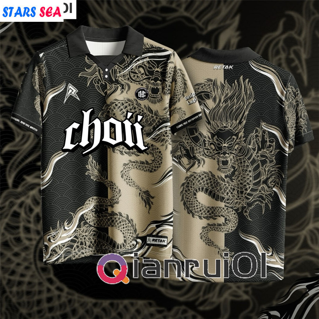 เสื้อยืด Choii NFL Sublimation Jersey ผ้าไมโครไฟเบอร์ คอเตําคลีสิค สินค้าพร้อมสต็อก