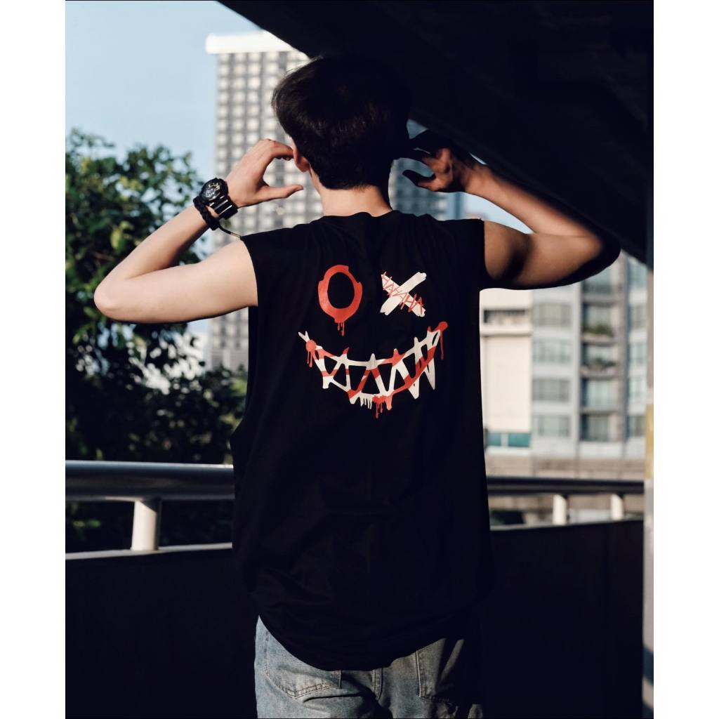 ♞,♘VILLAIN เสื้อแขนกุด "Villain OX" XF