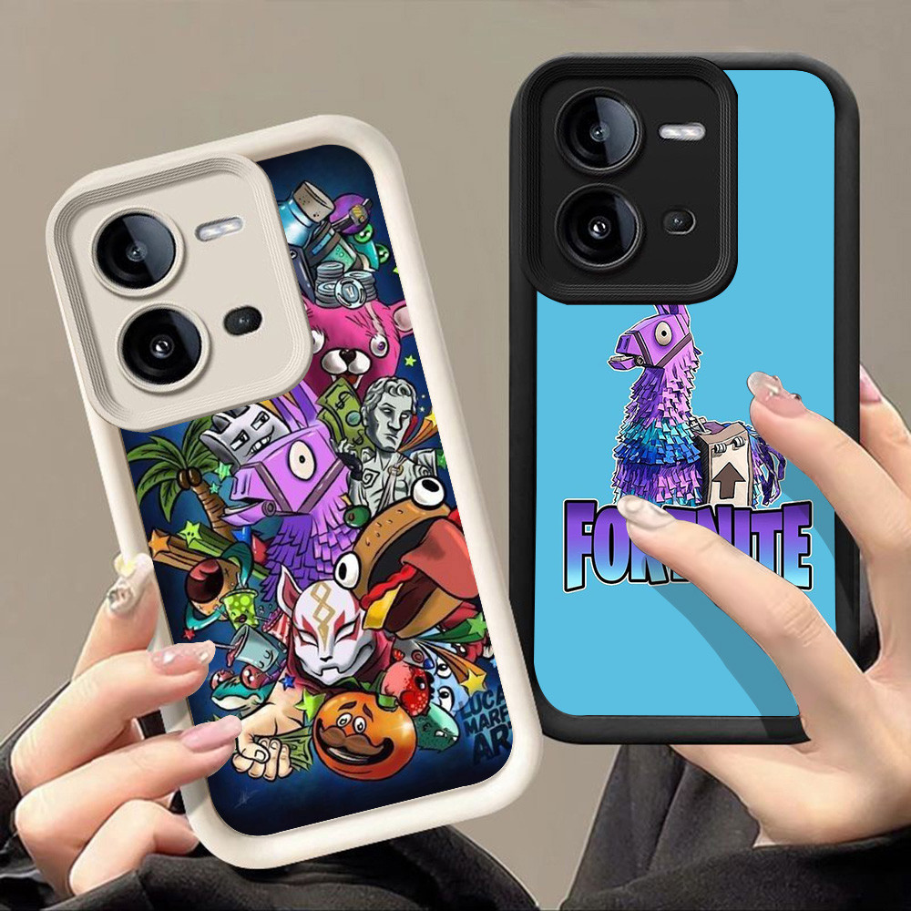 เคสสําหรับ VIVO Y200 Y28 Y17S Y28s V25E Y75 V23E V25 V23 5G T1 Y29 V19 Neo V17 Q-43 Fortnite Art