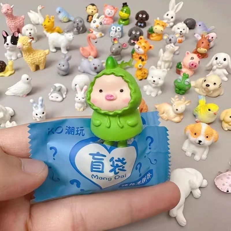 น่ารัก สัตว์ตัวเลขน่ารักการ์ตูนมินิบรรจุภัณฑ์อิสระกระเป๋าตาบอดของเล่นเด็กวันเกิดพรรคโปรดปรานของขวัญแปลกใจตาบอดกระเป๋าของขวัญเล็กๆบรรจุภัณฑ์อิสระสุ่ม