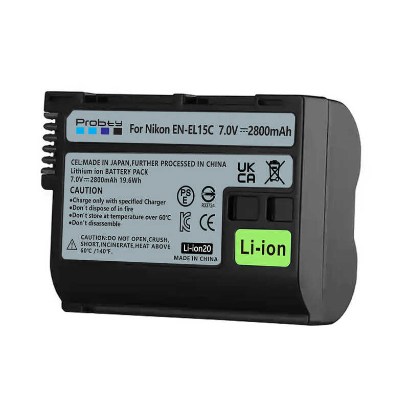 Δ En-El15c El15c EN El15 แบตเตอรี่ + เครื่องชาร์จแบบ Dual LCD สำหร