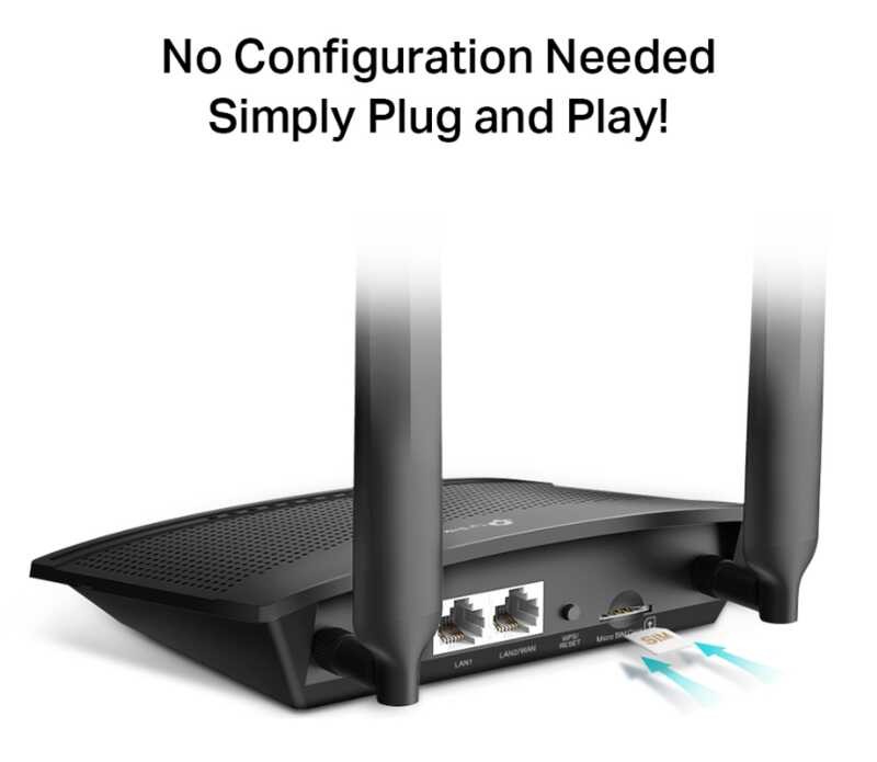 ▣ (ประกัน 3 ปี) Tp-K Tl- Mr100 , Mr105 300 Mbps Wireless N 4G LTE เราเตอร์ใส