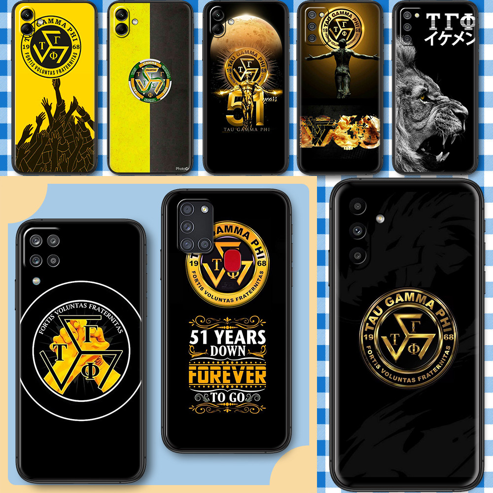 สําหรับ Samsung Note 8 9 10 20 Lite Plus Ultra Tau Gamma Phi Soft เคสโทรศัพท์ TPU สีดํา