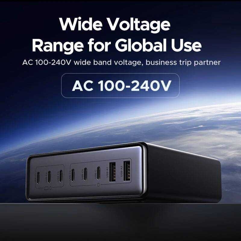 ▥ UGREEN 200W Gan Charger 8 ใน 1 เดสก์ท็อปแล็ปท็อป Fast CHARGING Stand สําหรับ Iphone 16 15 PRO