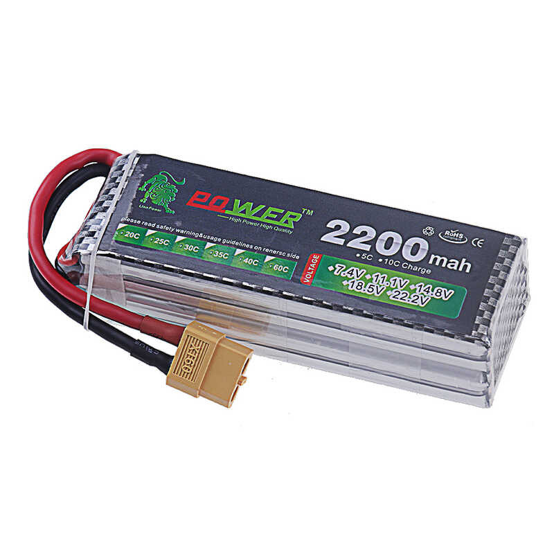 Δ 14.8V Lipo แบตเตอรี่ 4S 1500Mah 2200Mah 2800Mah 3300Mah 4200Mah 5200Mah 7200Mah สำ