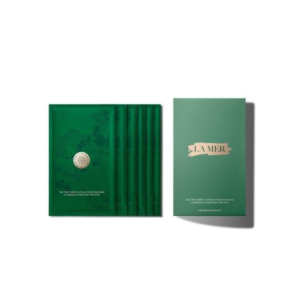 LA MER  The Hydrating Treatment Lotion Mask 27.5 g. × 6 แผ่น.