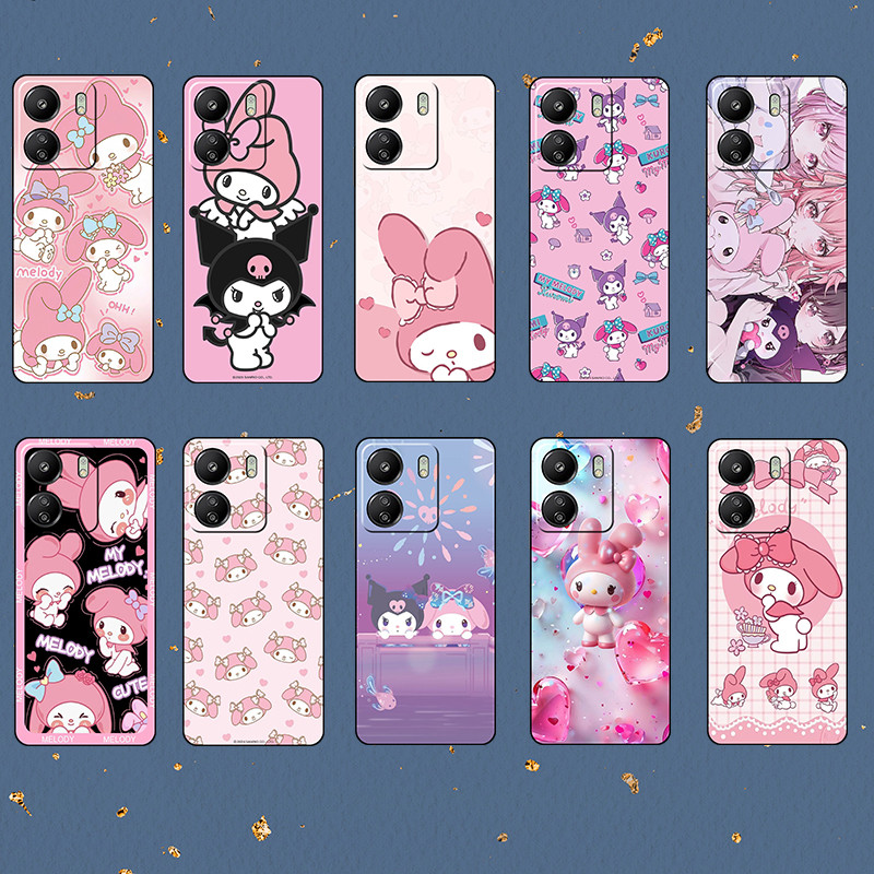 พิมพ์แฟชั่นสําหรับ Xiaomi Redmi หมายเหตุ 12R 12S 13 12 PRO PLUS 12 Turbo 12 PRO sped My Melody เคสโท