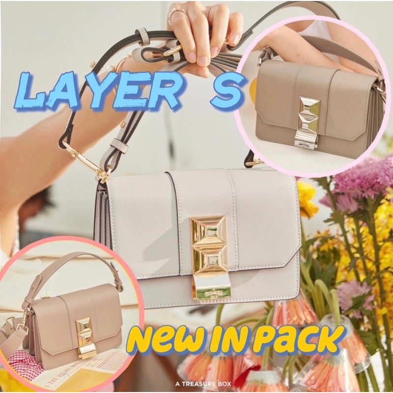 (โค้ดลด 1,000฿ ทักแชท) พร้อมส่ง  LAYER S  New in pack มีสี  Ivory, Sand,Taupe, Brown