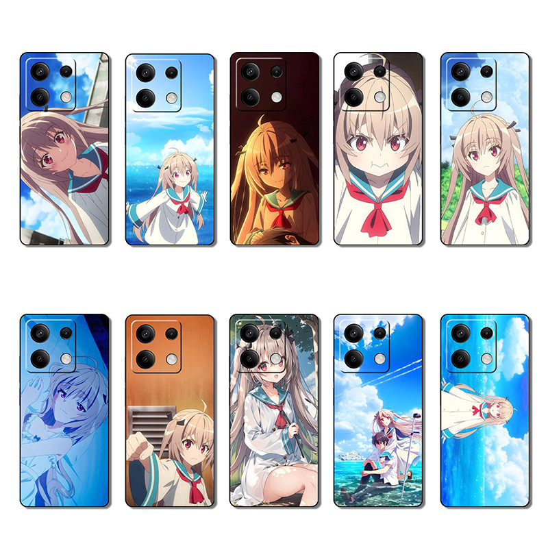 เคสโทรศัพท์สีดําแฟชั่นสําหรับ Redmi หมายเหตุ 12s 12 13 PRO sped PLUS 12 Turbo GR13 ATRI -MY DEAR MOM