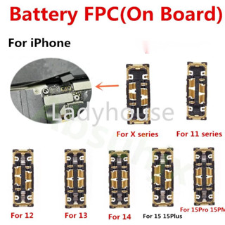 2-10pcs FPC แบตเตอรี่สําหรับ Iphone 11 12 13 Pro Max 14 15 1…