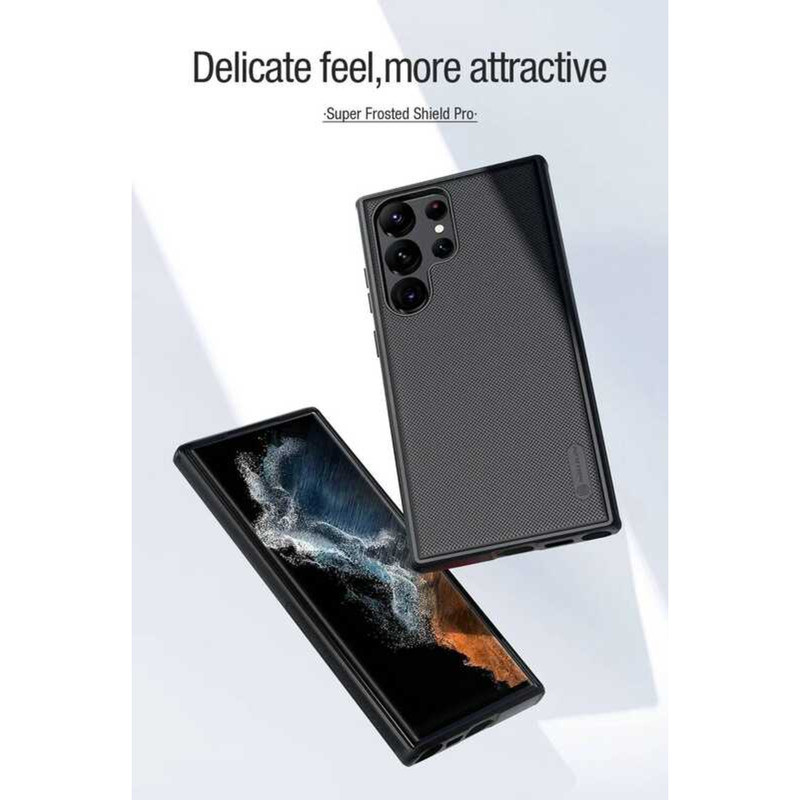 ▥ Nillkin สําหรับ Samsung Galaxy S25 + S24 S23 Ultra Magnetic Case Super Frosted Shield Pro ป้อ