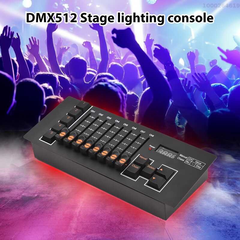DMX ตัวควบคุม DMX 512 40 ช่องเวที DJ Light Controller สำหรับดีเจไฟป