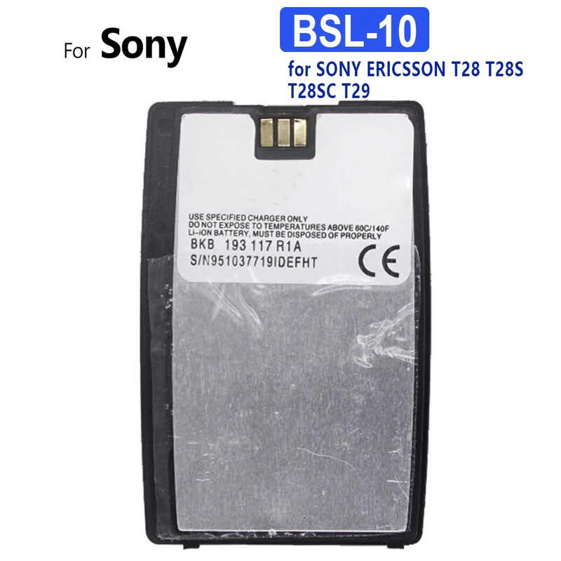 BSL-10 แบตเตอรี่ for Sony Ericsson T28 T28S T28SC T29 T39 T520 T320 R520 R320 BUS-11 650mAh