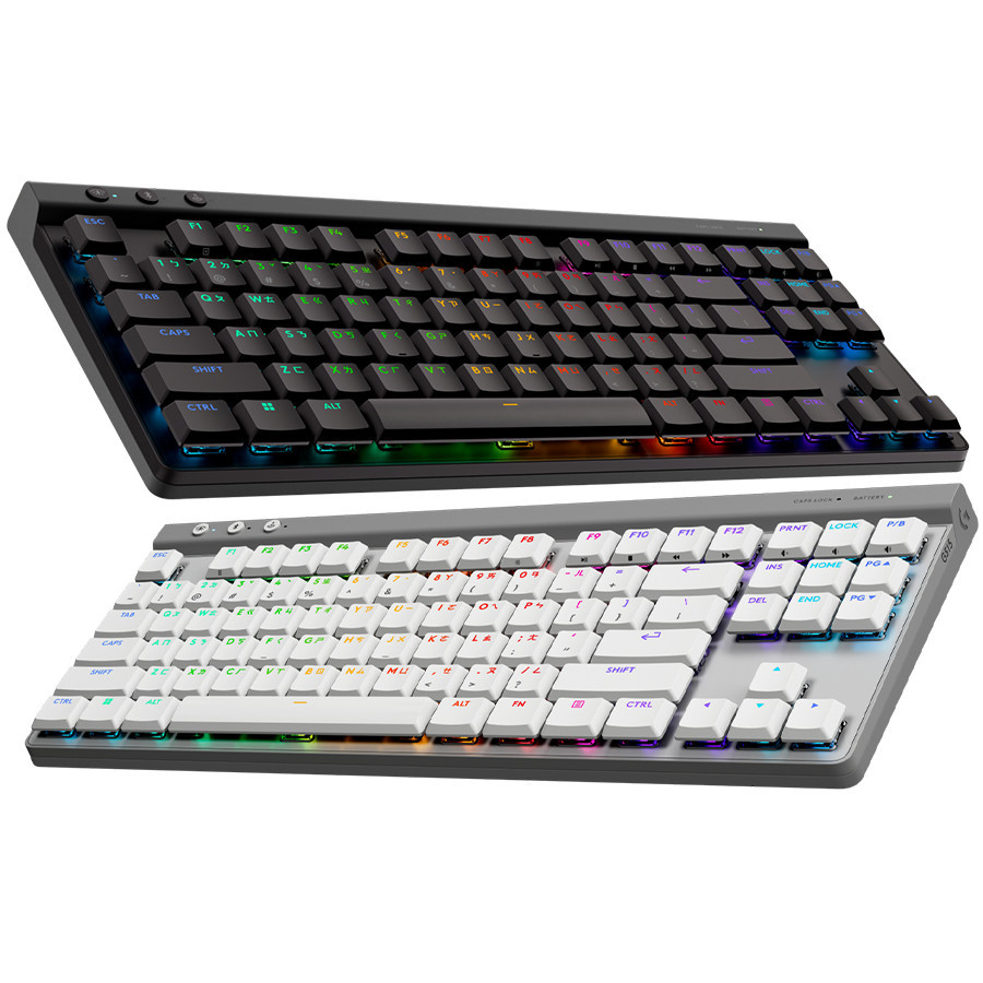 LOGITECH คีย์บอร์ดเกมมิ่ง รุ่น G515 LIGHTSPEED TKL WIRELESS RGB GAMING KEYBOARD ประกัน2ปี
