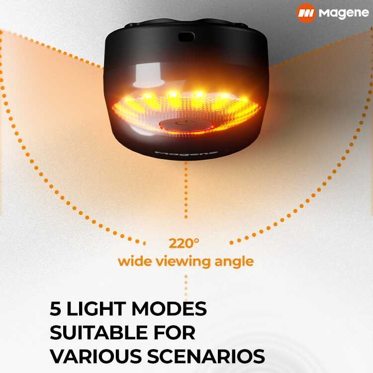 Magene L508 จักรยานเรดาร์ไฟท้ายจักรยานสมาร์ทไฟท้ายเซ็นเ