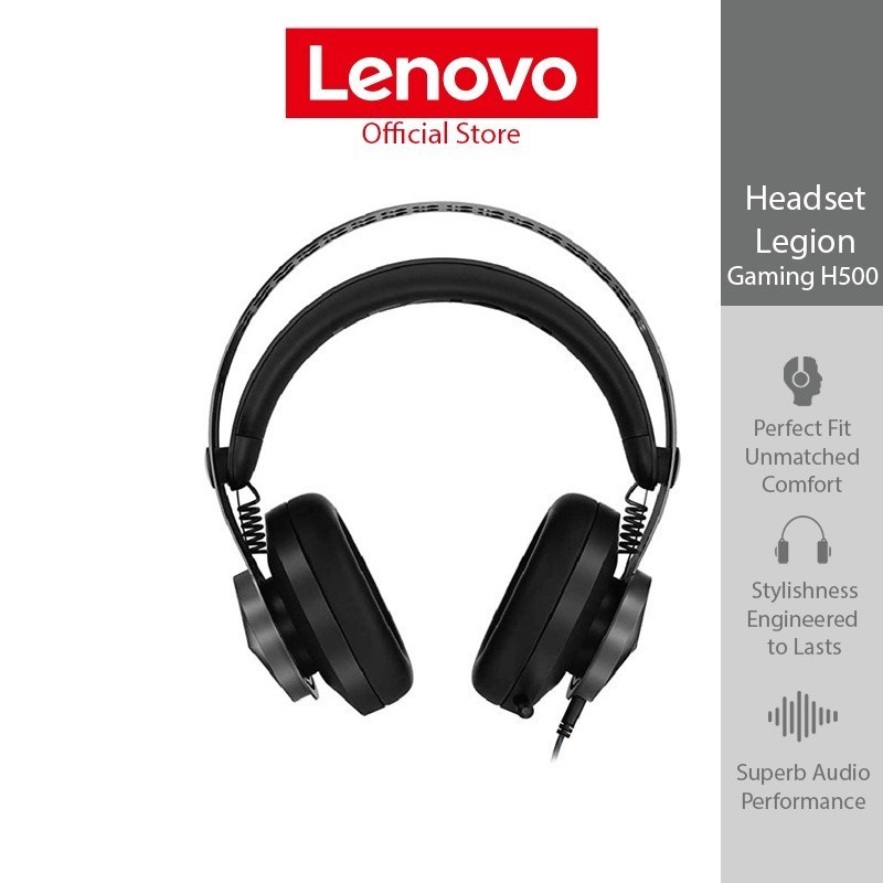 [โค้ดลด15% 15MALL125] LENOVO Headset Gaming Legion H500 - GXD0T69864 (หูฟังเกมมิ่ง)
