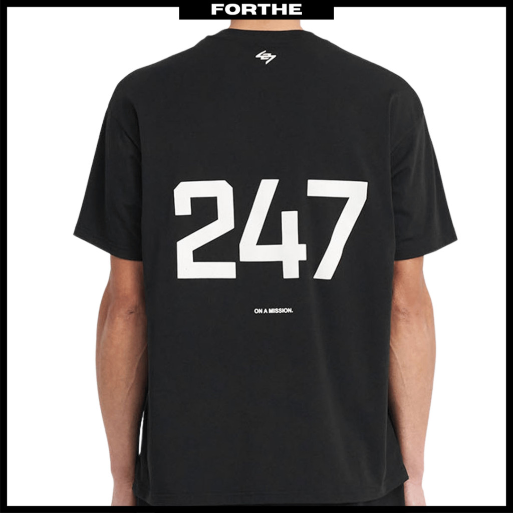 ♞,♘,♙Rprsnt 247 พิมพ์ขนาดใหญ่ Tshirt 280g 100% ผ้าฝ้ายหนาขนาดใหญ่ Tshirt Streetwear Rprsnt Running