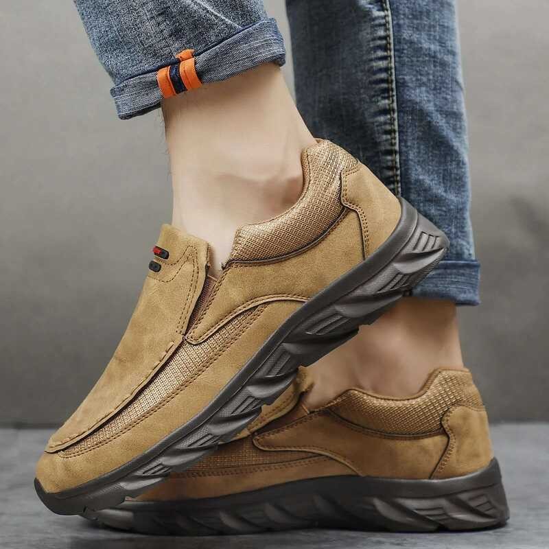 ▥ ผู้ชายloafers Slipบนรองเท้าสบายๆสําหรับชายสบายรองเท้าผ้าใบแบรนด์หรูชายธุรกิจรองเท้ารองเท้า ▥