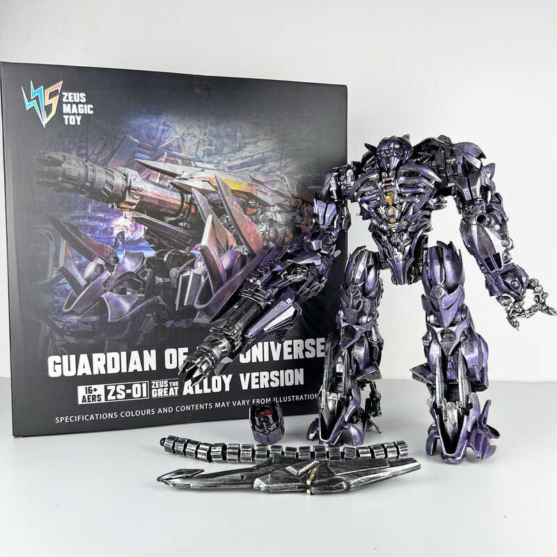 BMB Shockwave Zs-01 Zs01 Zeus Magic Transformation Universe Guardian Alloy ขนาดใหญ่ 35 ซม