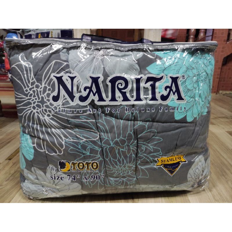 ในสต็อก TOTO NARITA KING SIZE -ORIGAL THAILAND READY & จัดส่งรวดเร็ว COTTON ( BUKAN MADE PAKISTAN )