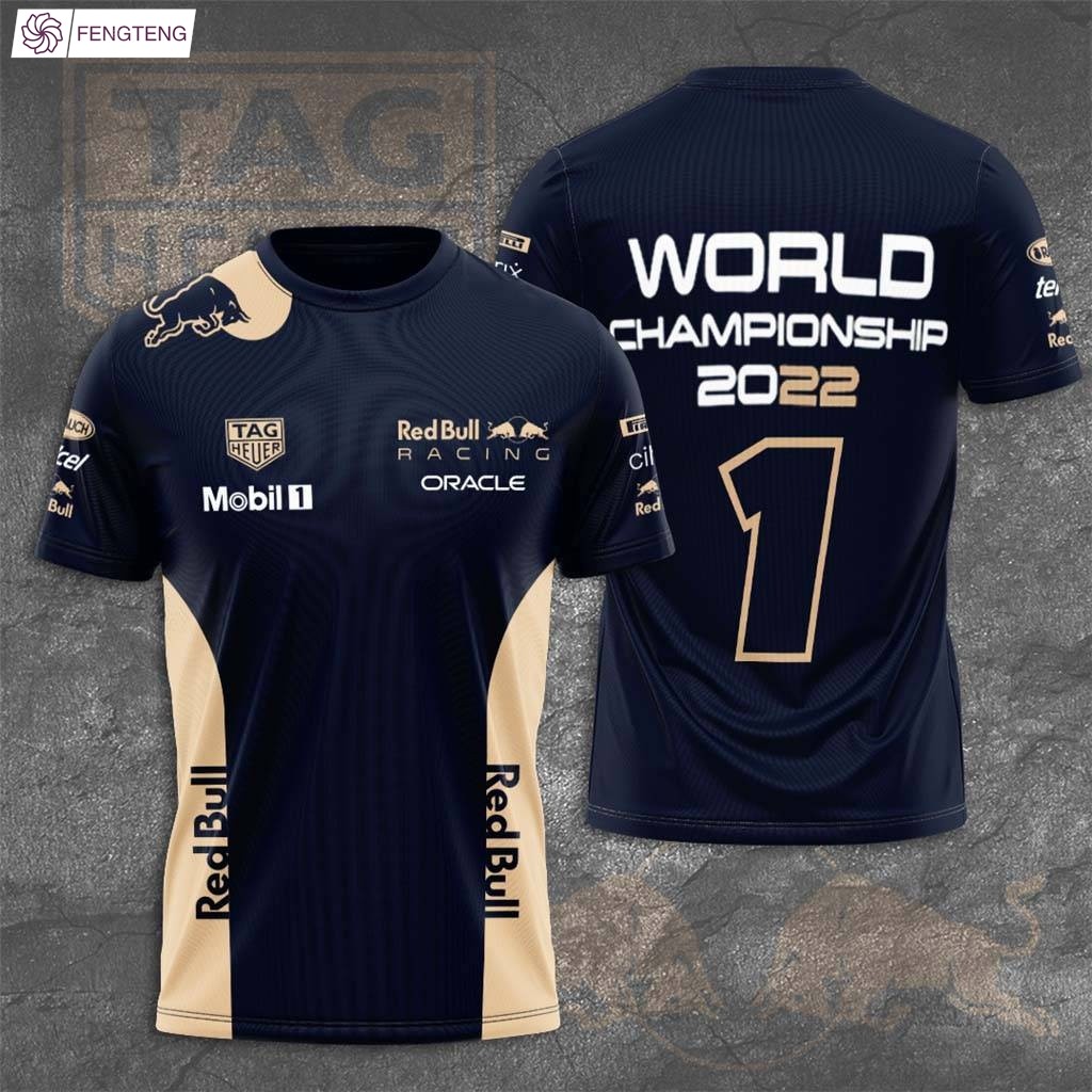 ฟิลิปปินส์ Xiaoyu Max Stepen x Red Bull Racing F1 World Championship Summer Men เสื้อยืด Formula One